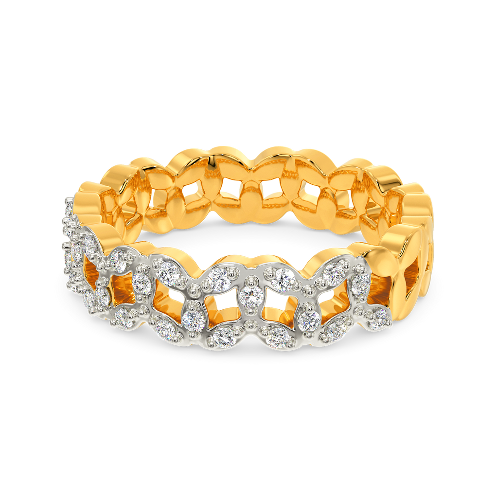 Fleur Zone Diamond Rings alternate view 2