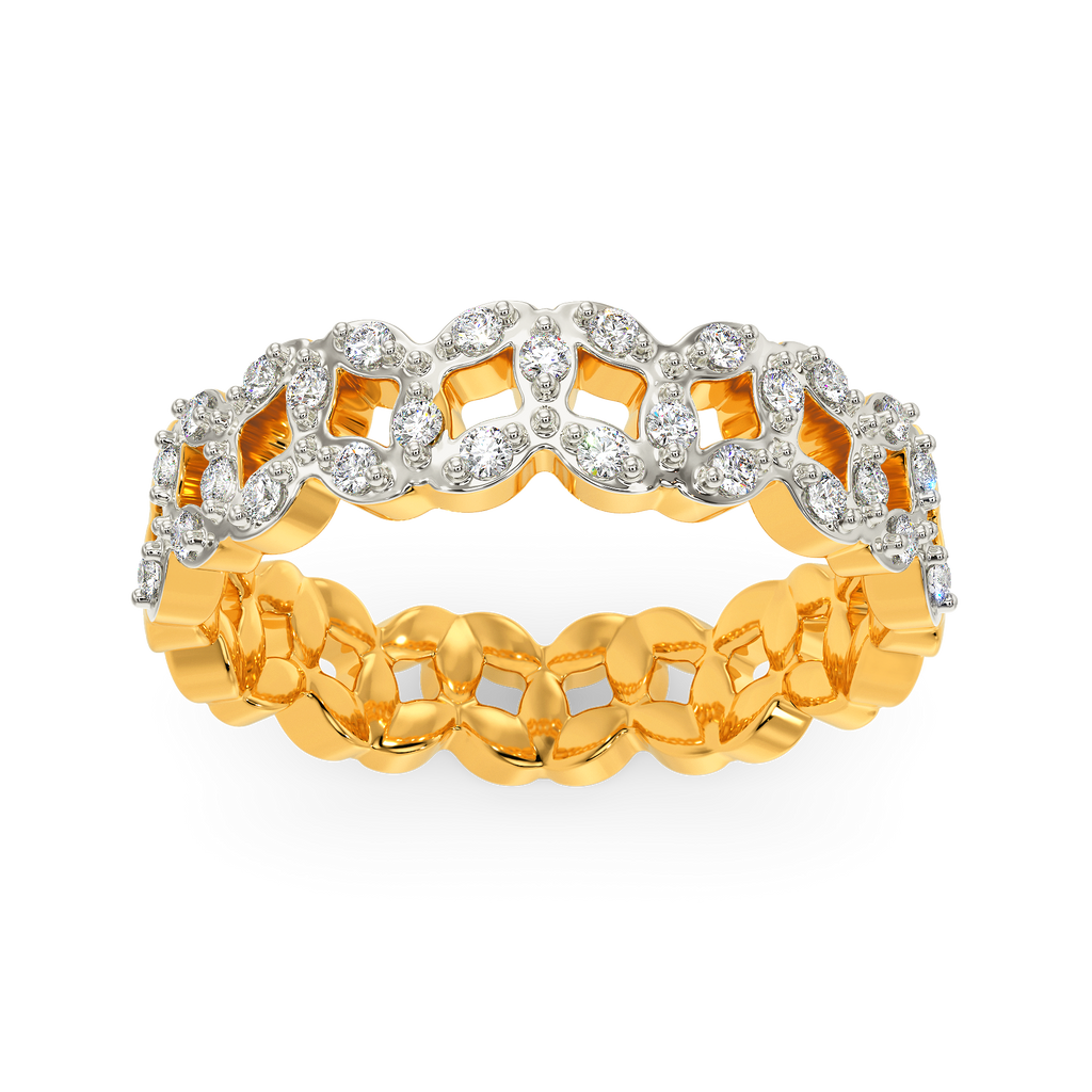 Fleur Zone Diamond Rings alternate view 3