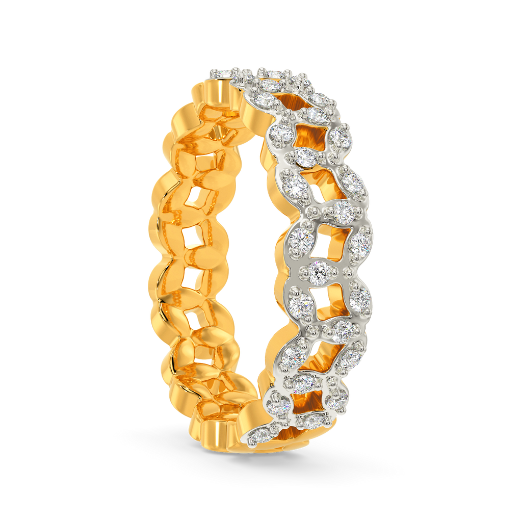 Fleur Zone Diamond Rings image