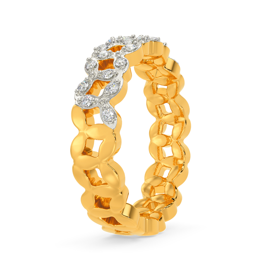 Fleur Zone Diamond Rings image