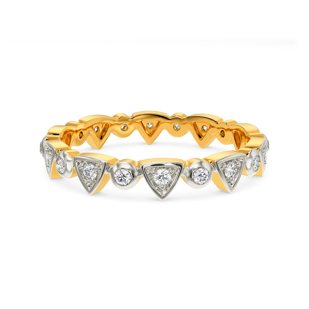 Play of Shapes Diamond Rings alternate view 2