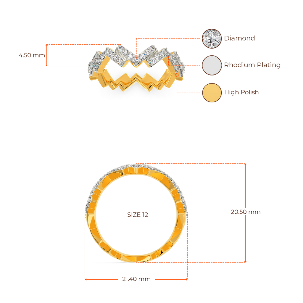 The Tangled Tale Diamond Rings image