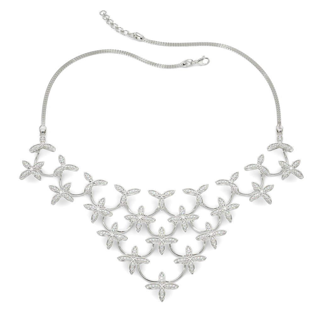 Floral Dreamland Diamond Necklaces