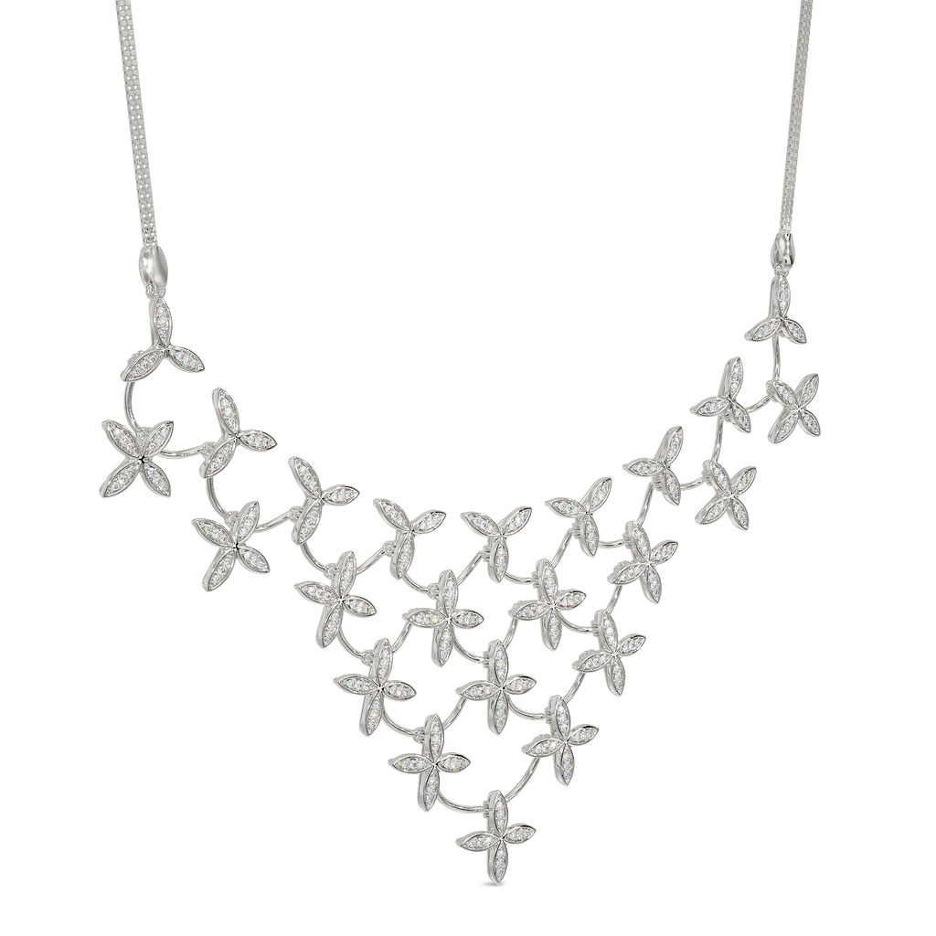 Floral Dreamland Diamond Necklaces