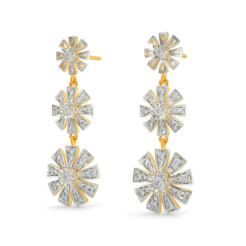 Bloom Haven Diamond Earrings