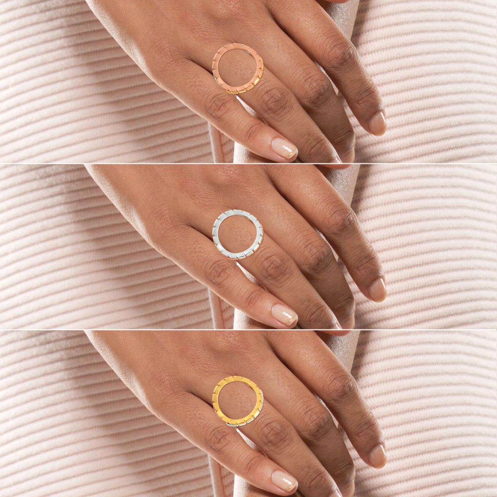 Triple Treble Gold Rings image