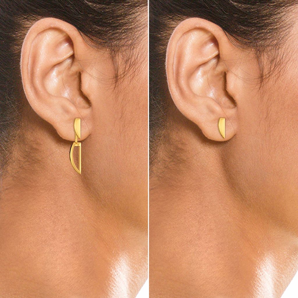 Vintage Desires Gold Earrings