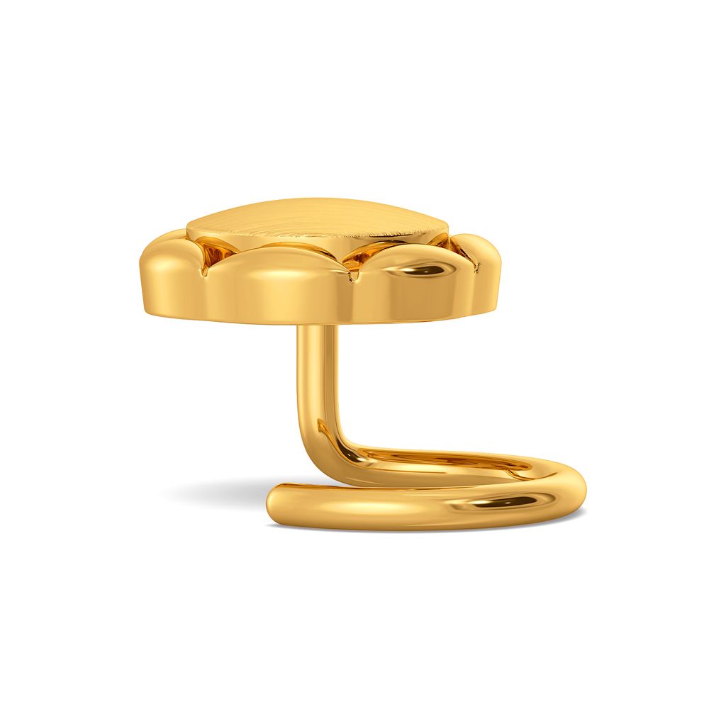 Scallop Savoir Gold Nose Pins