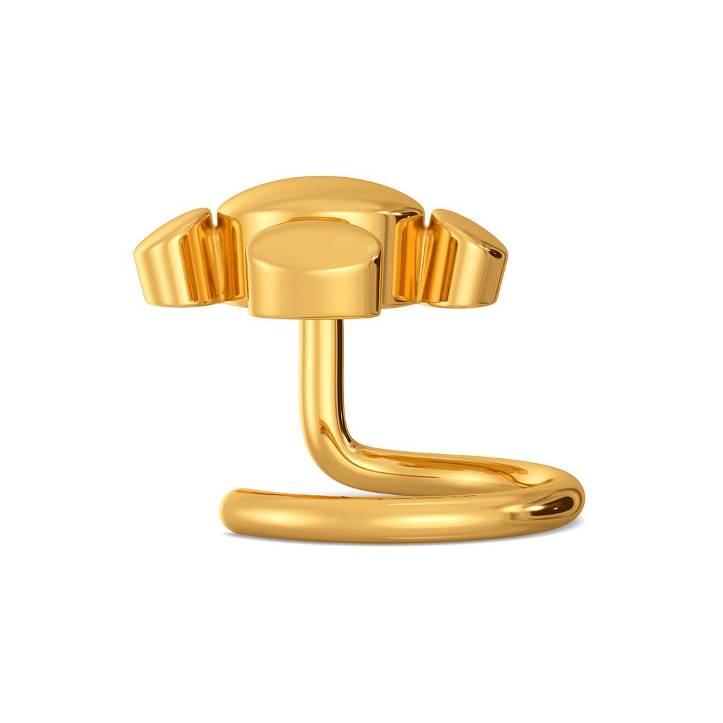 Whirl Wonder Gold Nose Pins