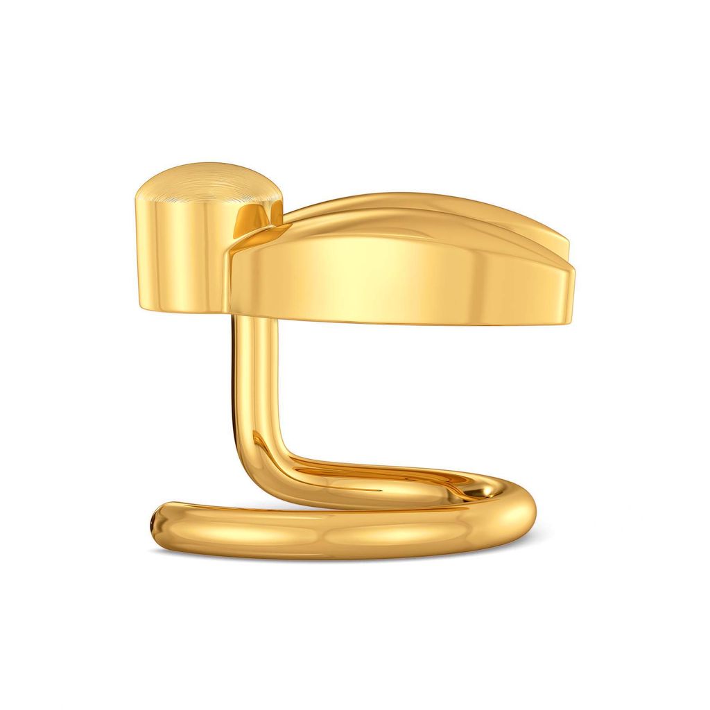 Petal Penchant Gold Nose Pins