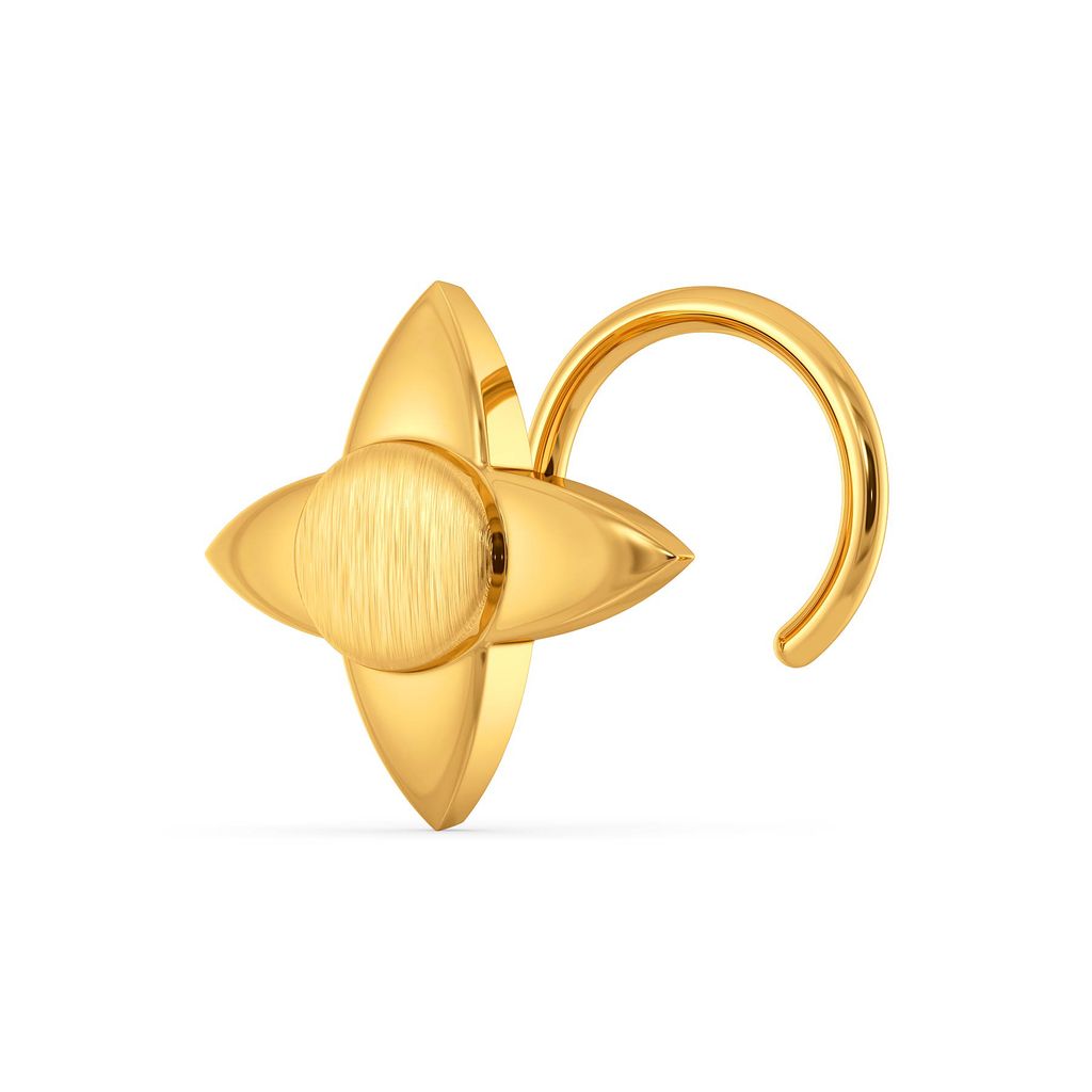 Star Studded Gold Nose Pins