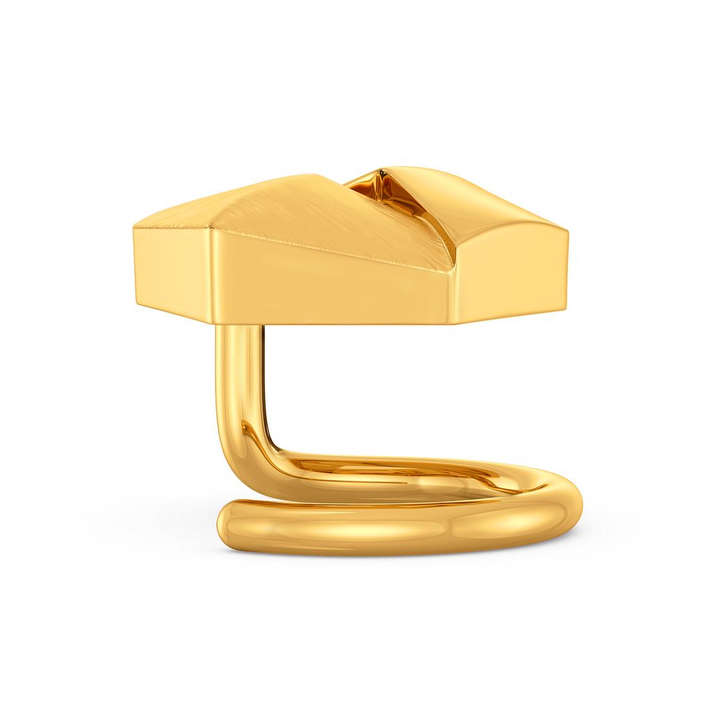 Happy Hexa Gold Nose Pins