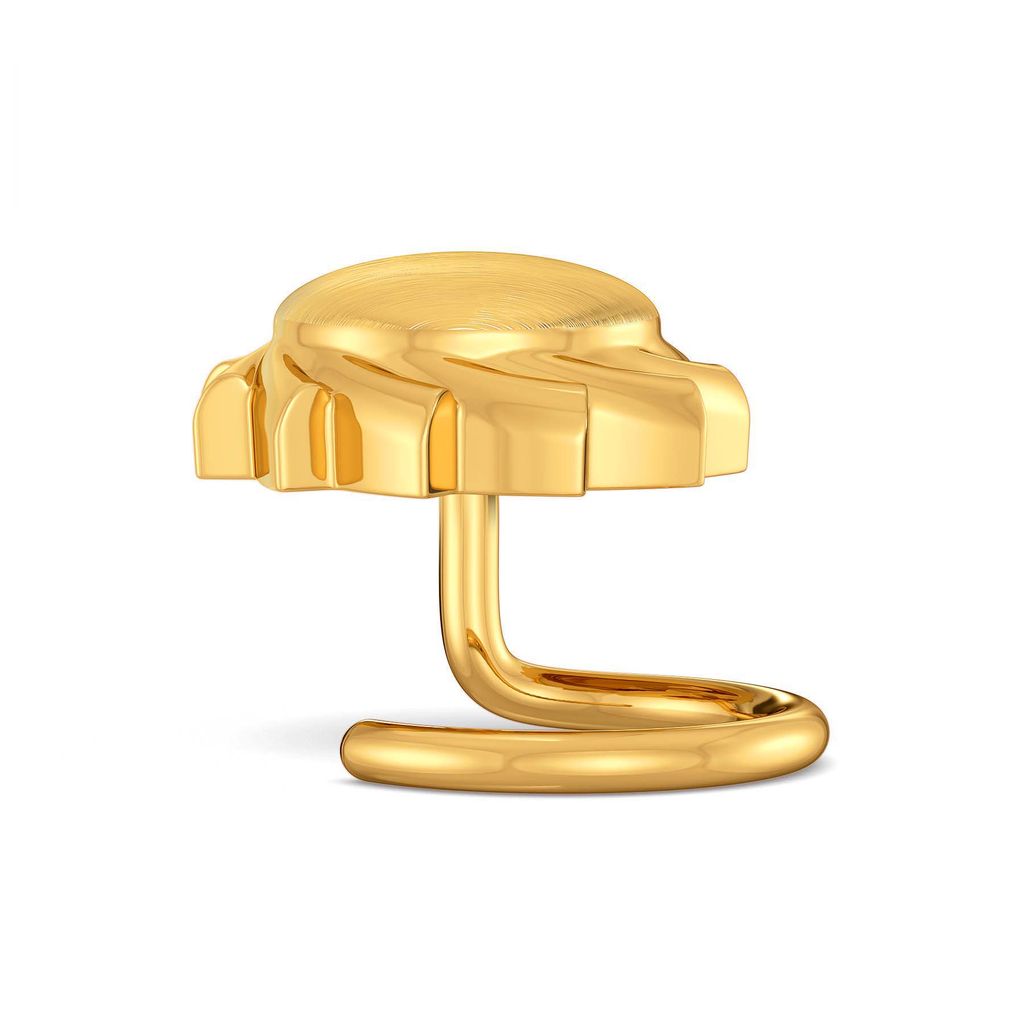Sun Scripts Gold Nose Pins