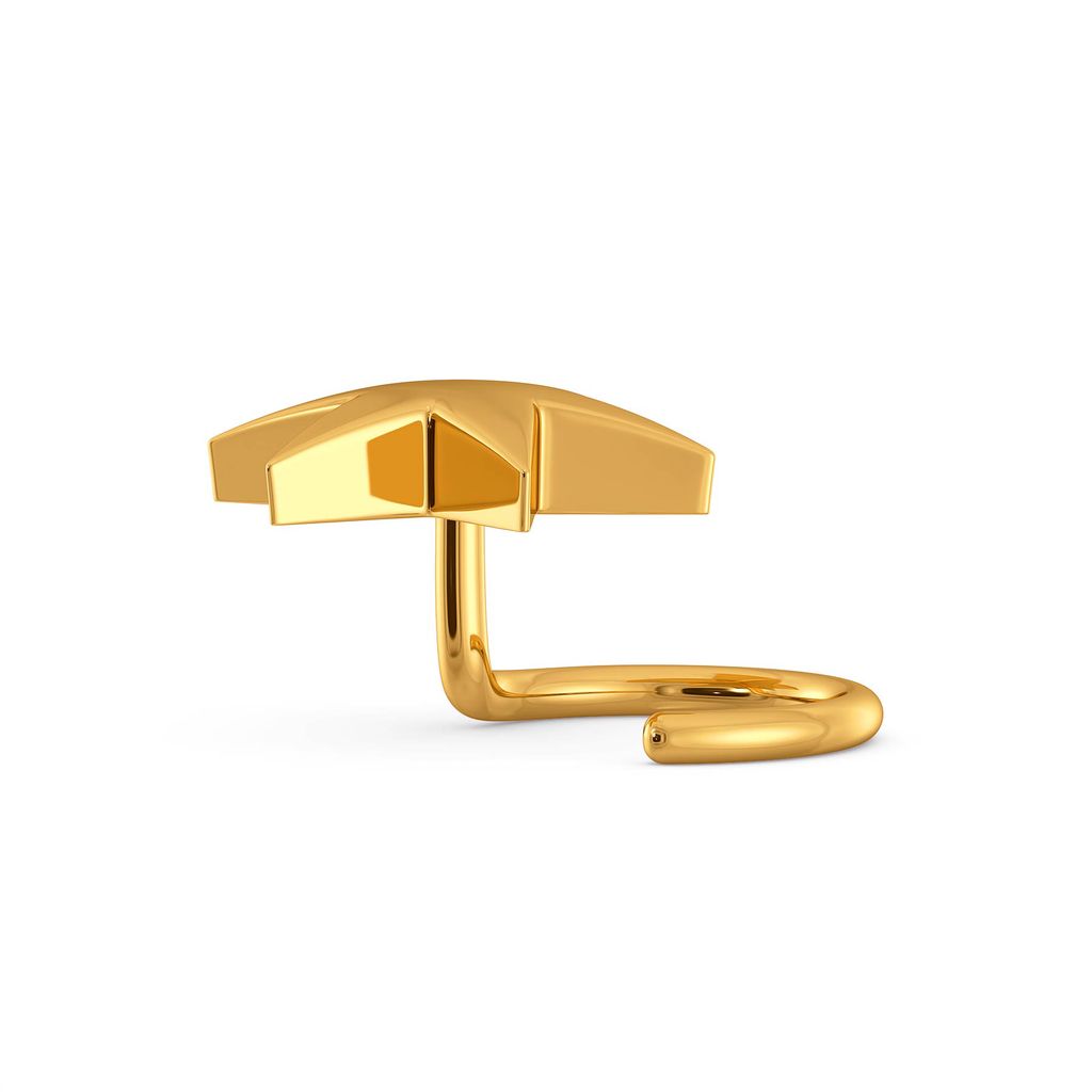 Star Crossed Gold Nose Pins