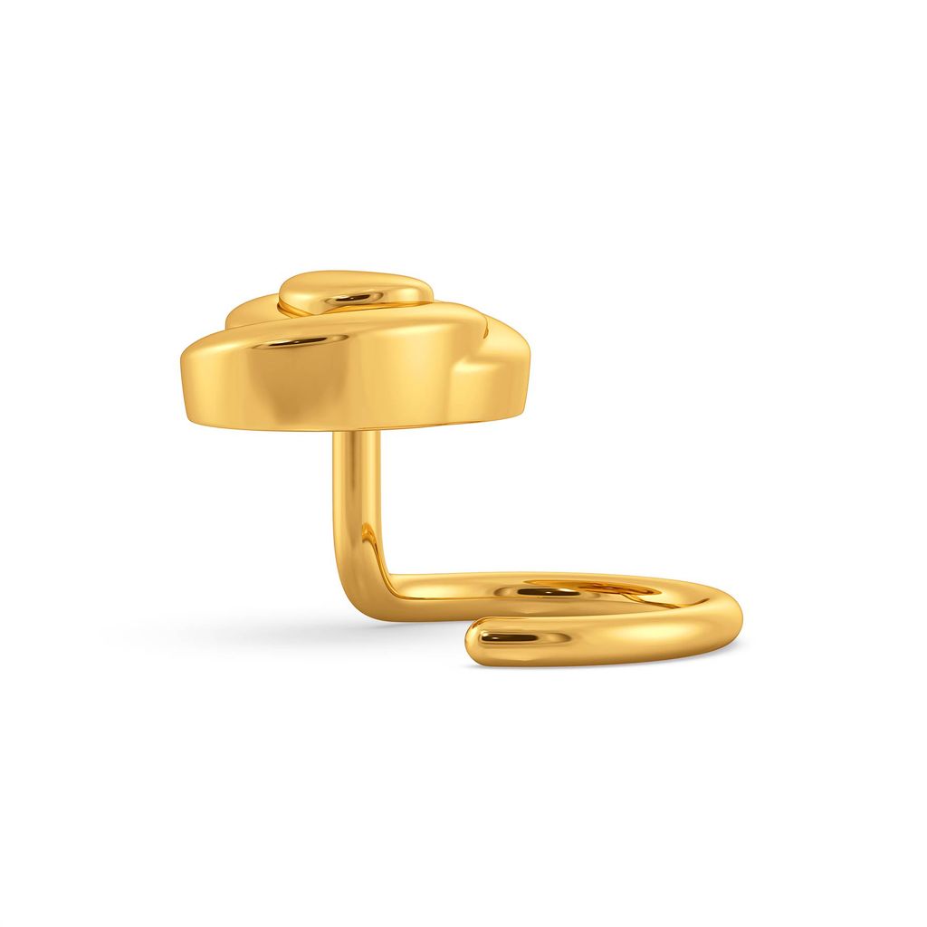 Oval Obsessed Gold Nose Pins