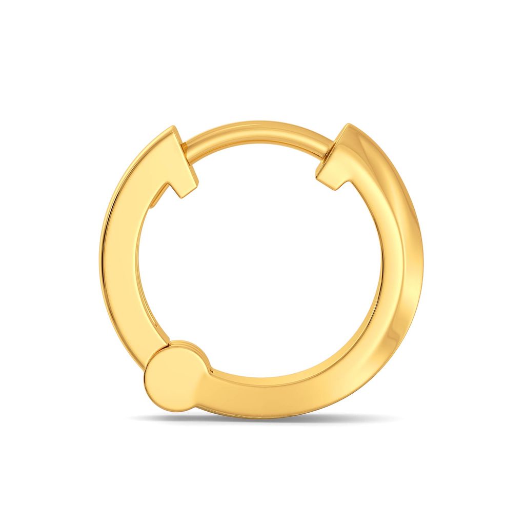 Resist Me Not Gold Nose Pins