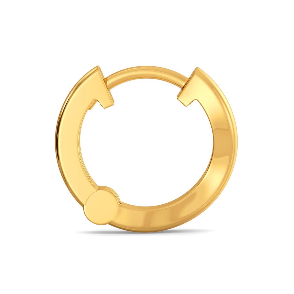 Curly Connotations Gold Nose Pins