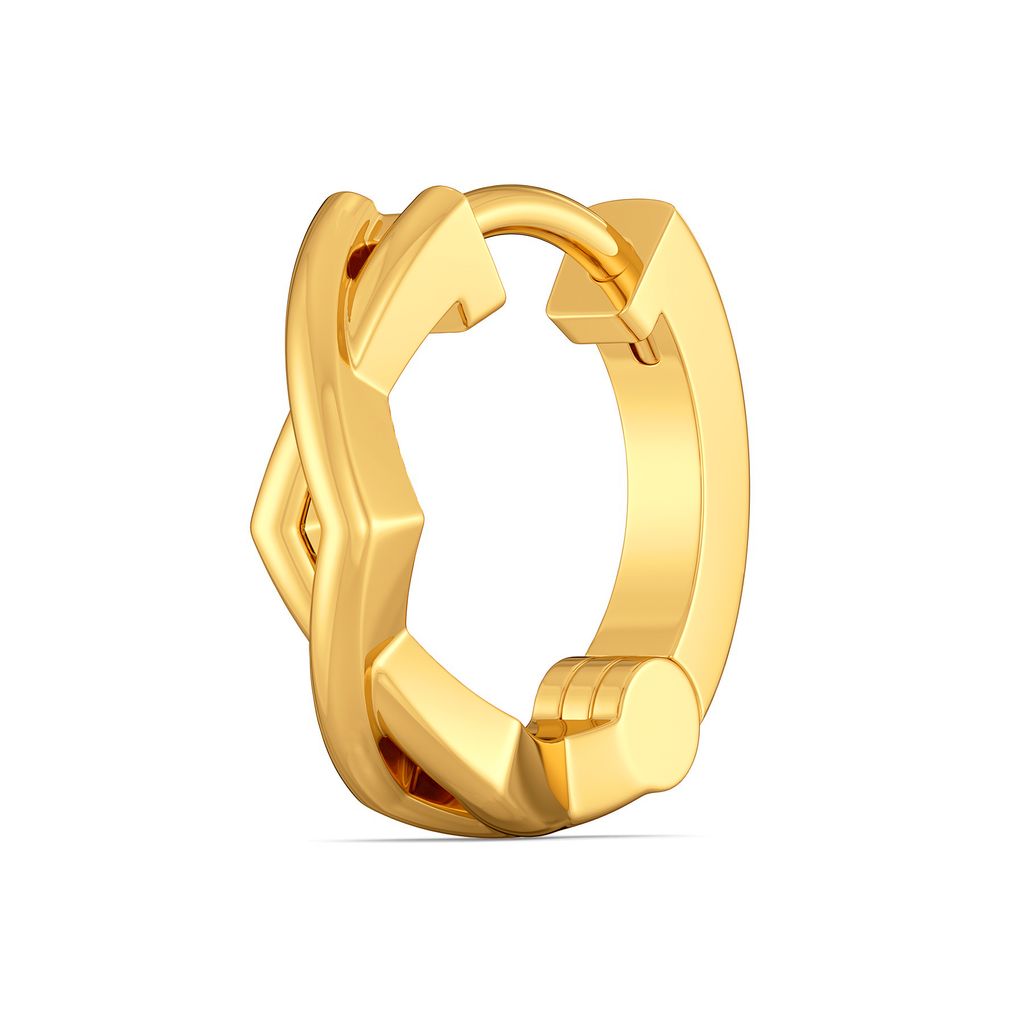 Criss Over Cross Gold Nose Pins