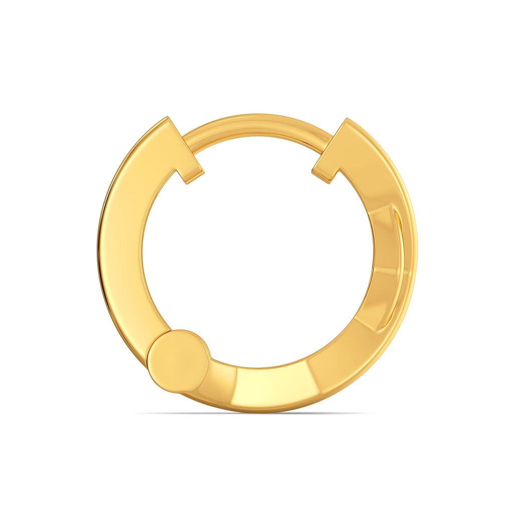 Criss Over Cross Gold Nose Pins