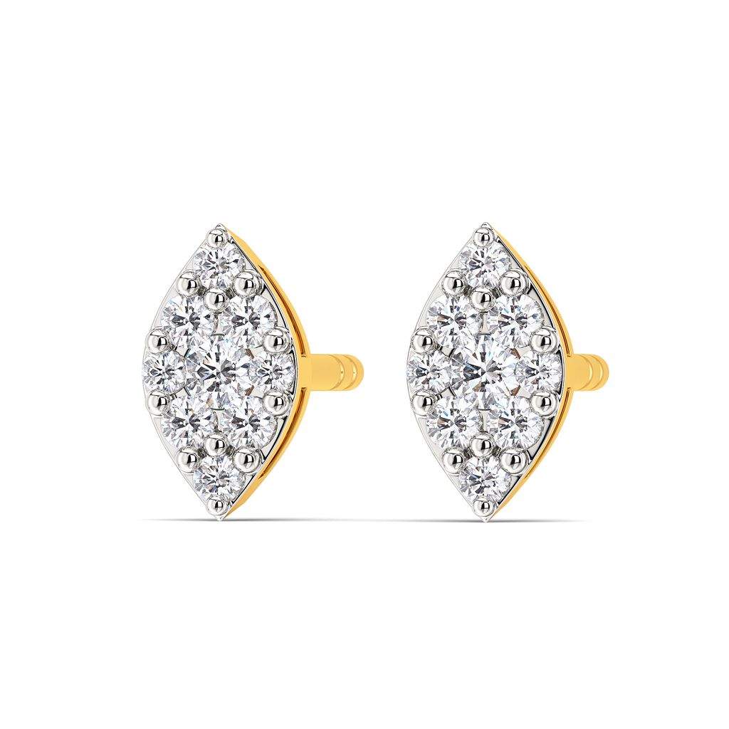 Leafy Leisure Diamond Earrings