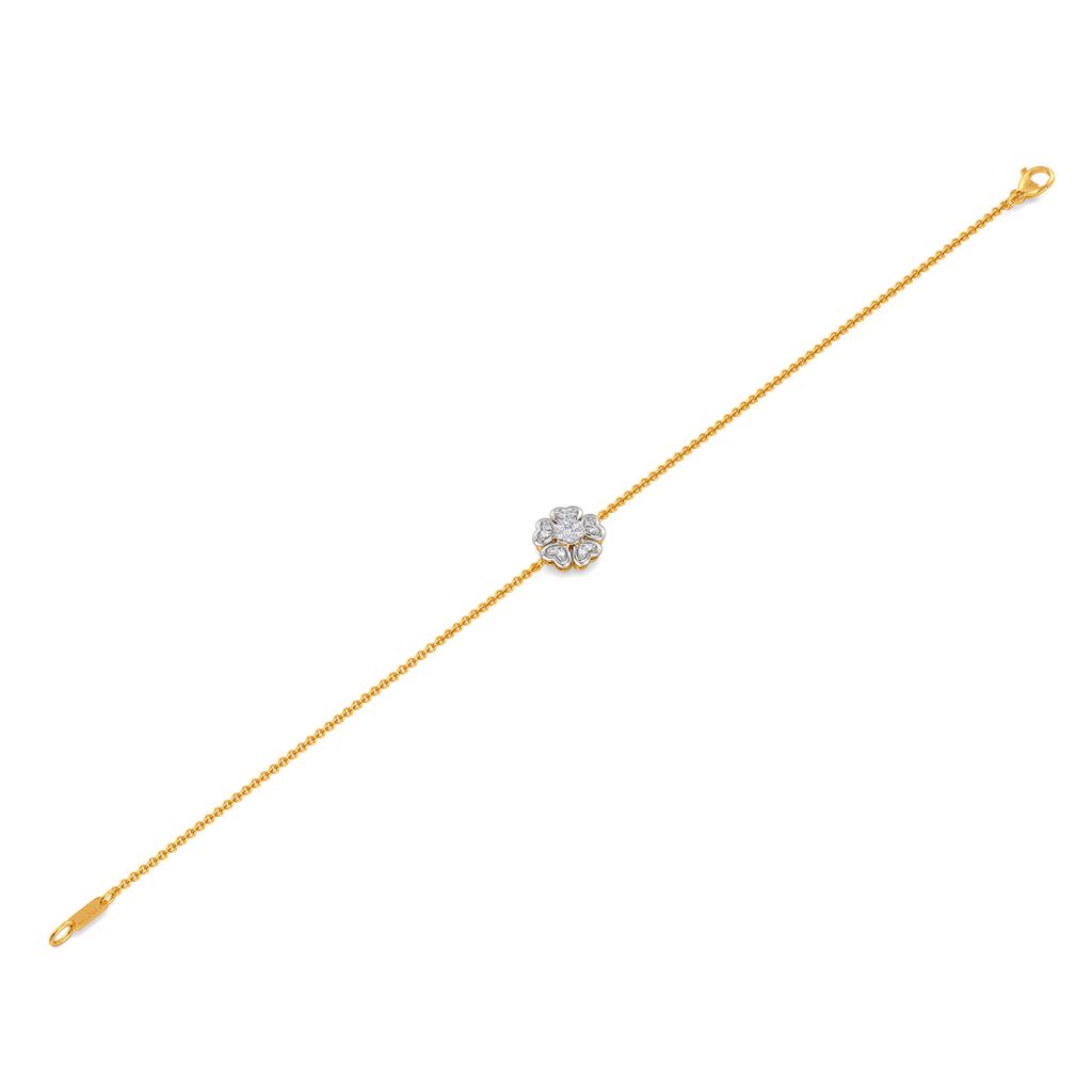 Vogue of Heart Diamond Bracelets
