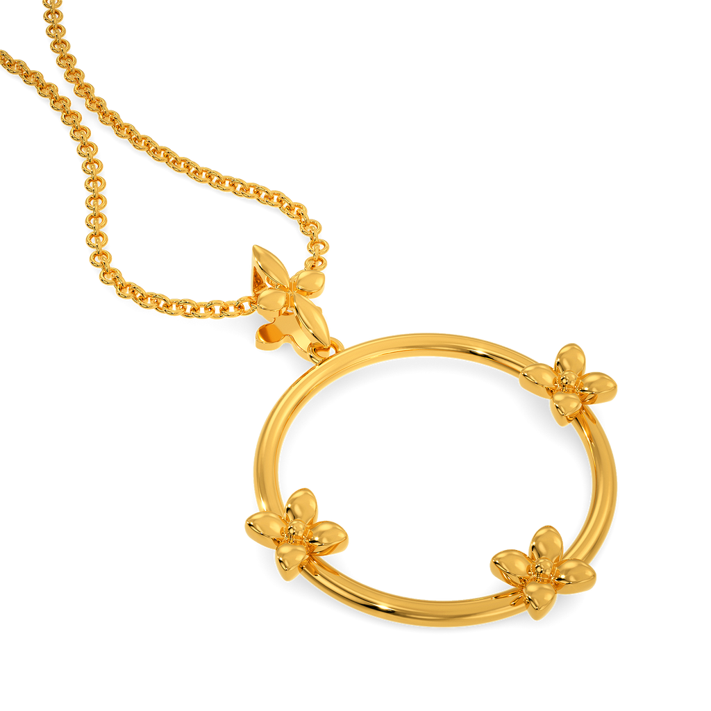 Fluer Aura Gold Pendants