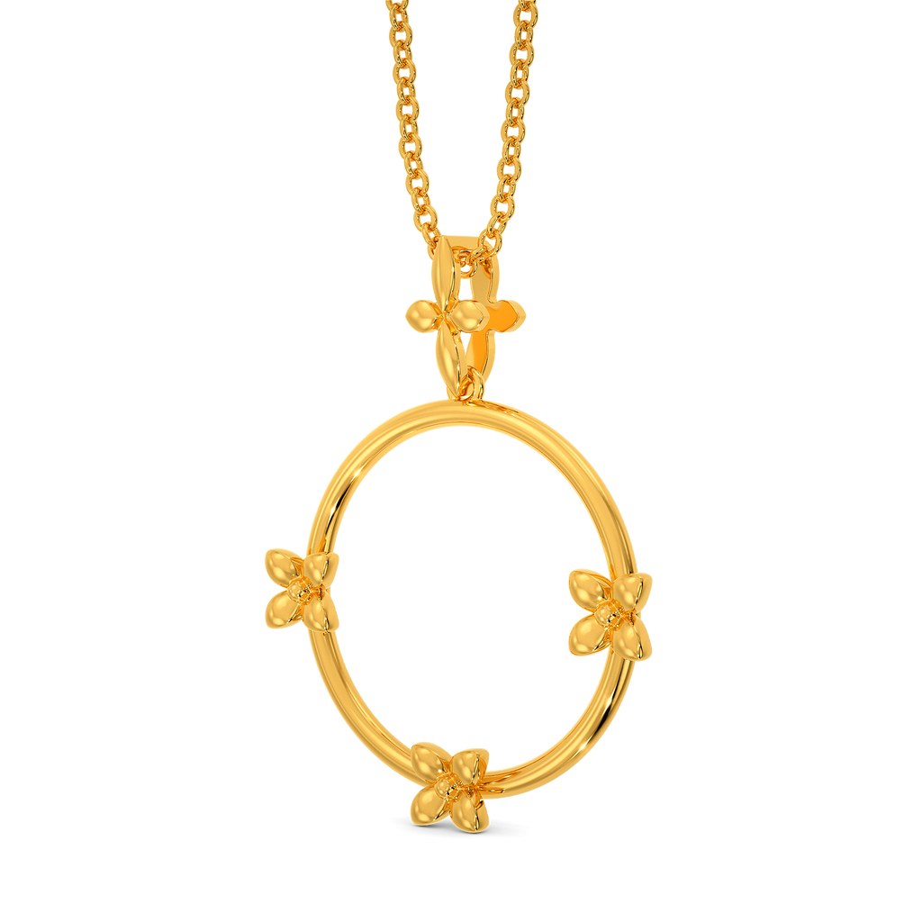 Fluer Aura Gold Pendants