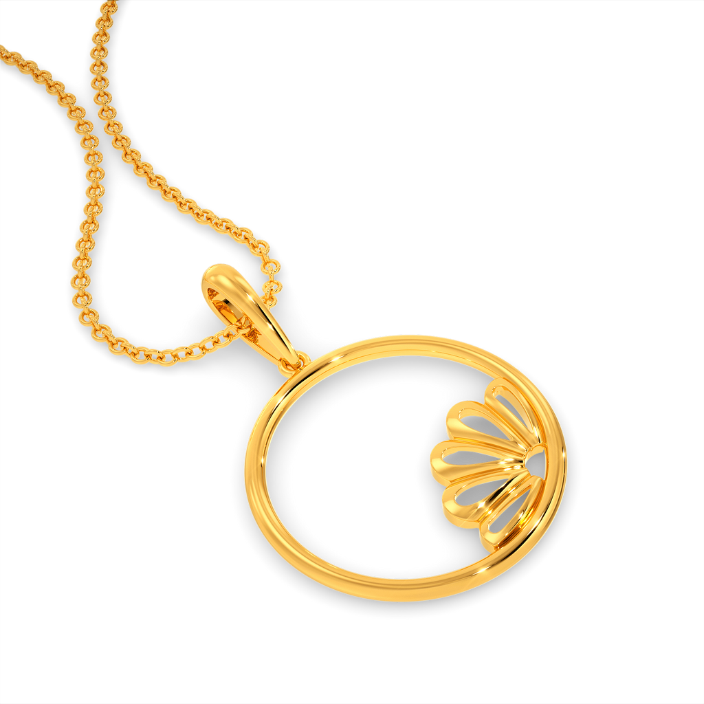 Mystic Tubes Gold Pendants