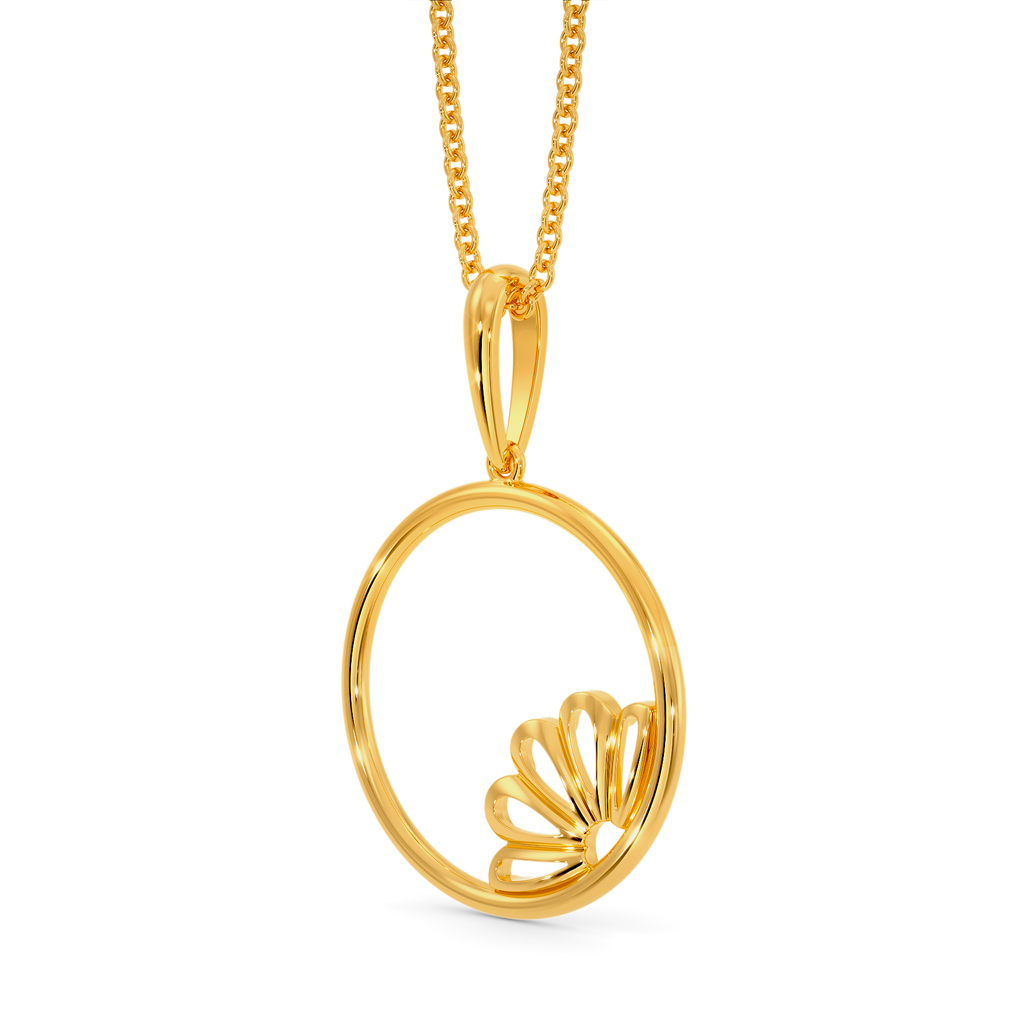 Mystic Tubes Gold Pendants