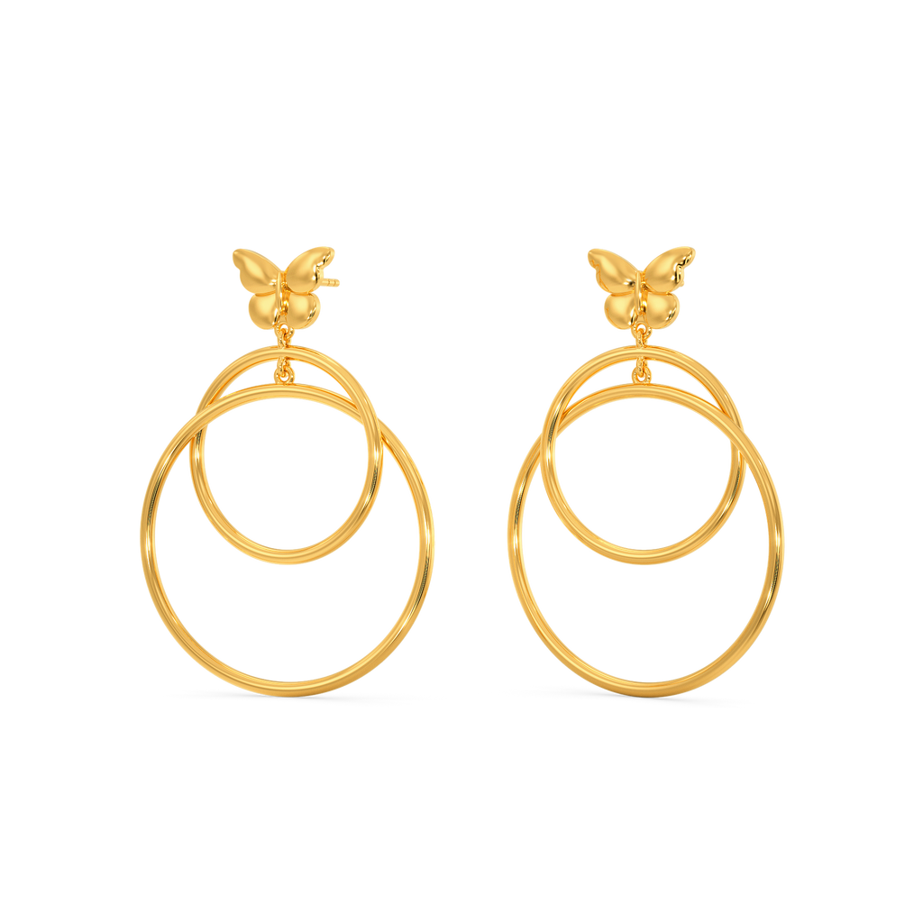 Tale of Hollows Gold Earrings
