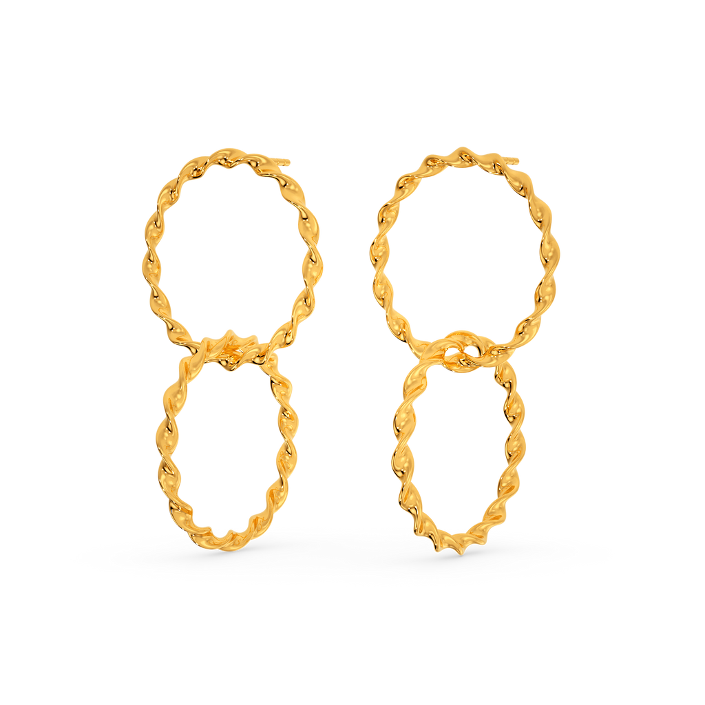 Tales N More Gold Earrings