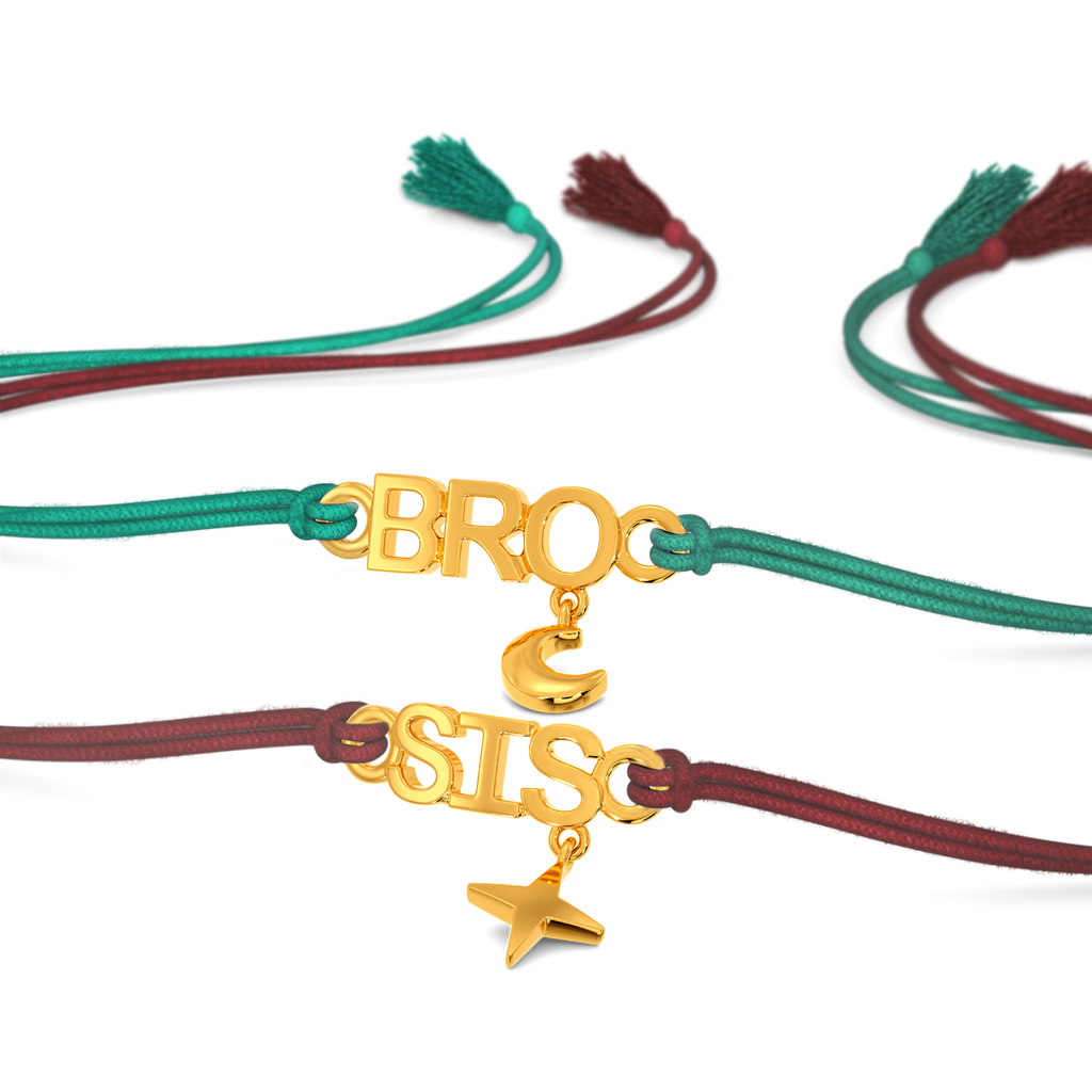Bro n Sis Gold Bracelets