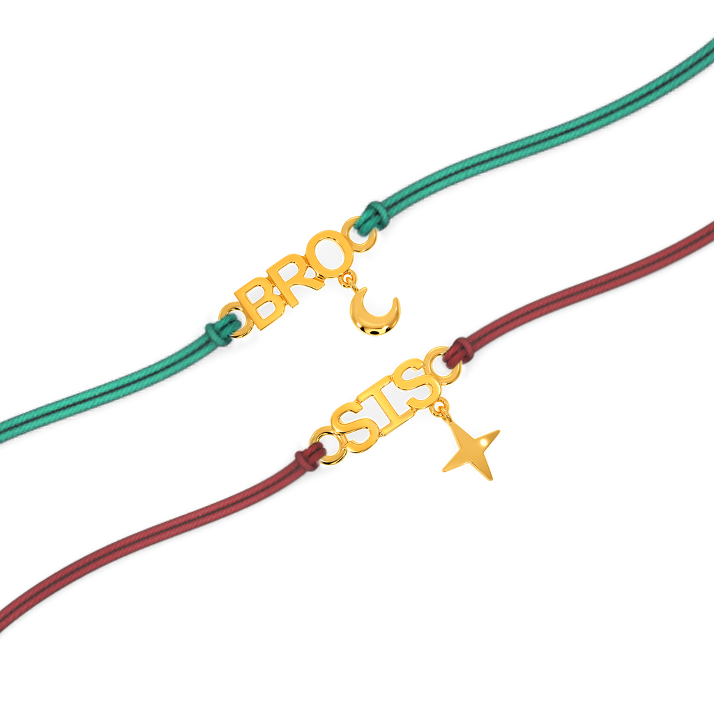 Bro n Sis Gold Bracelets