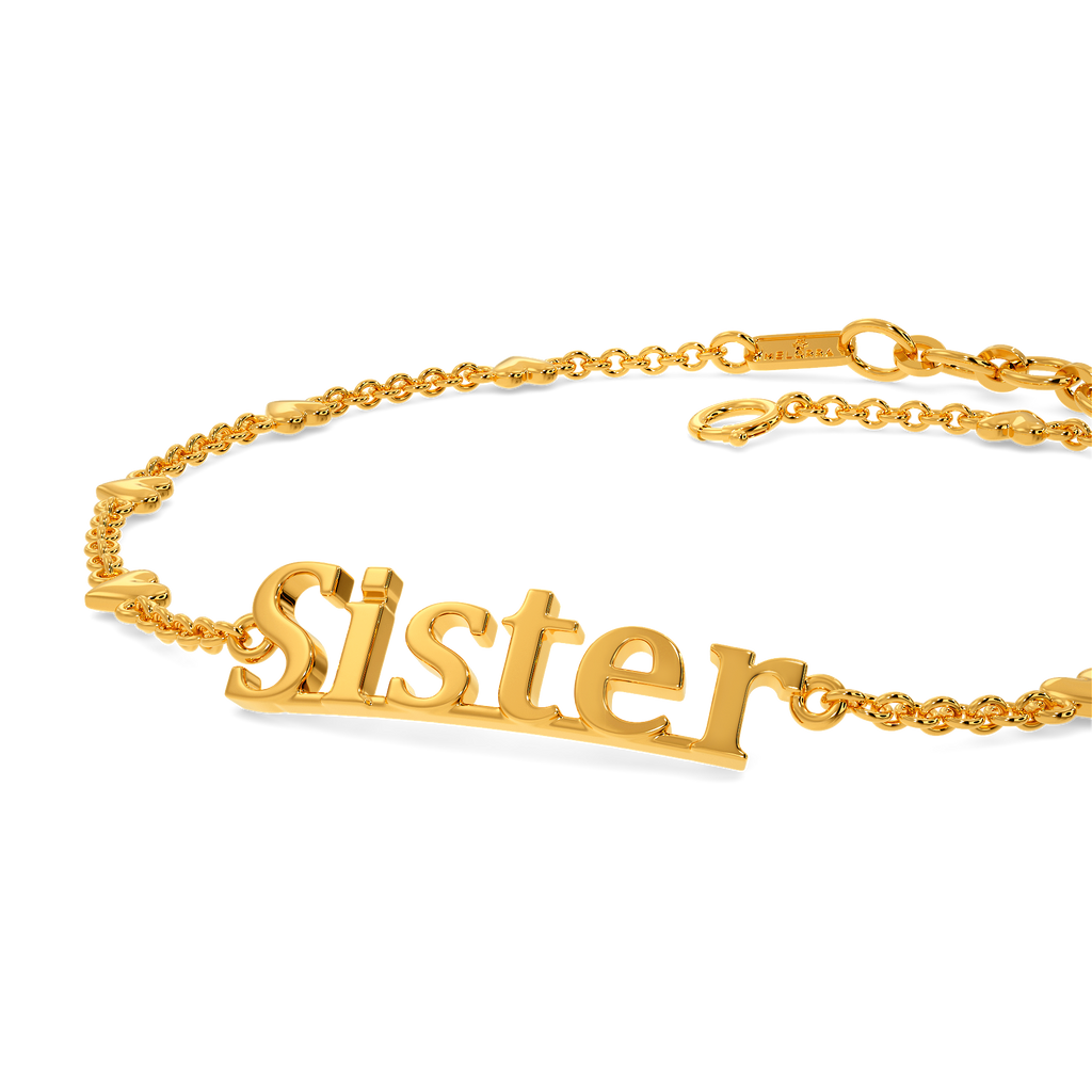 My Beloved Sister Gold Bracelets