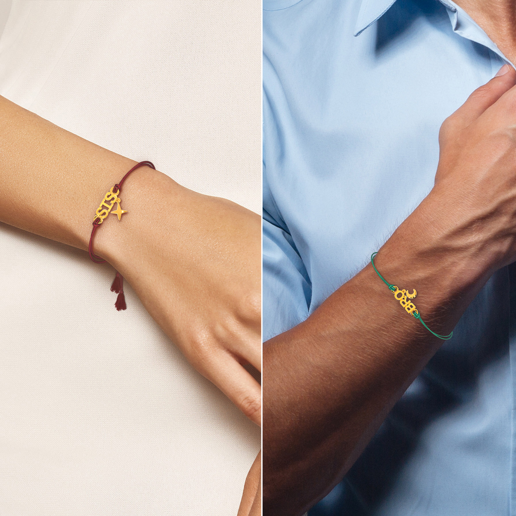 Bro n Sis Gold Bracelets