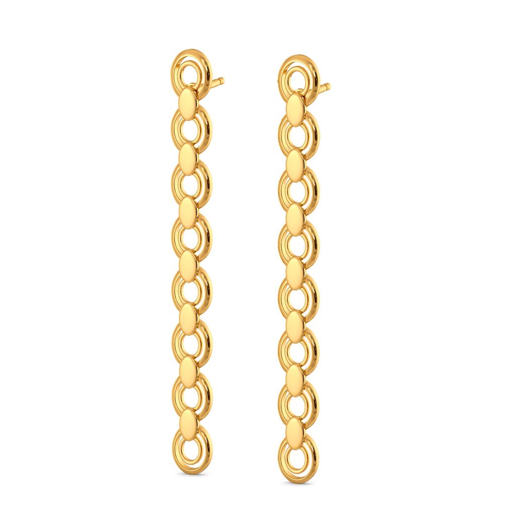 Ode to Disco Gold Earrings