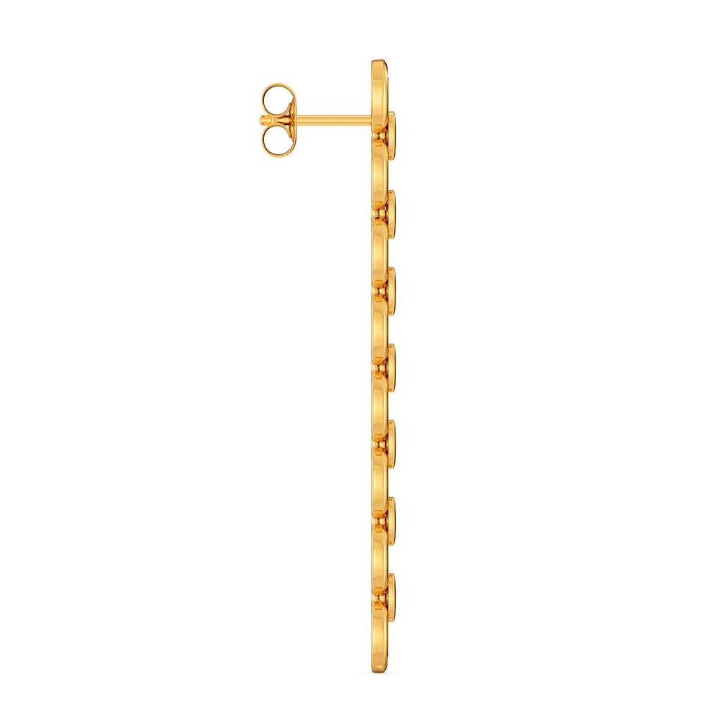 Ode to Disco Gold Earrings