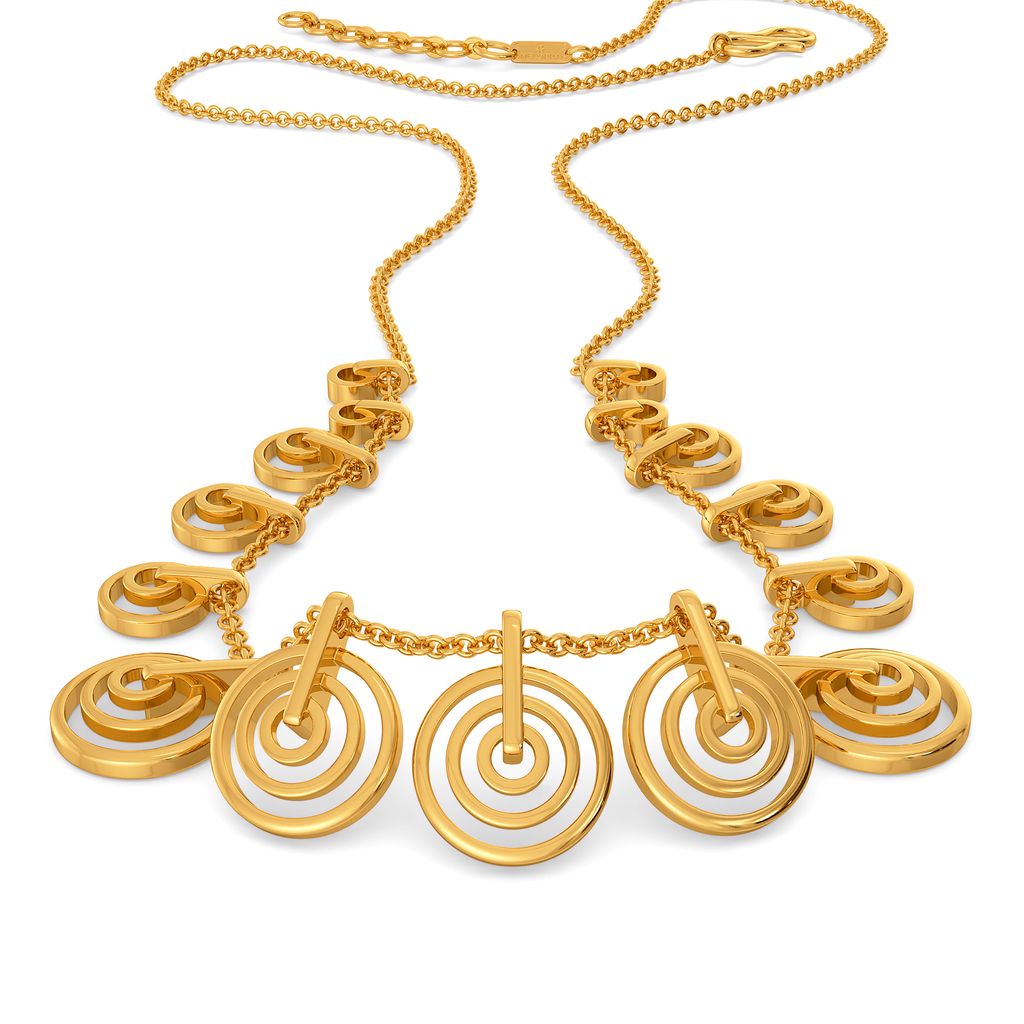 Ring A Ding Gold Necklaces