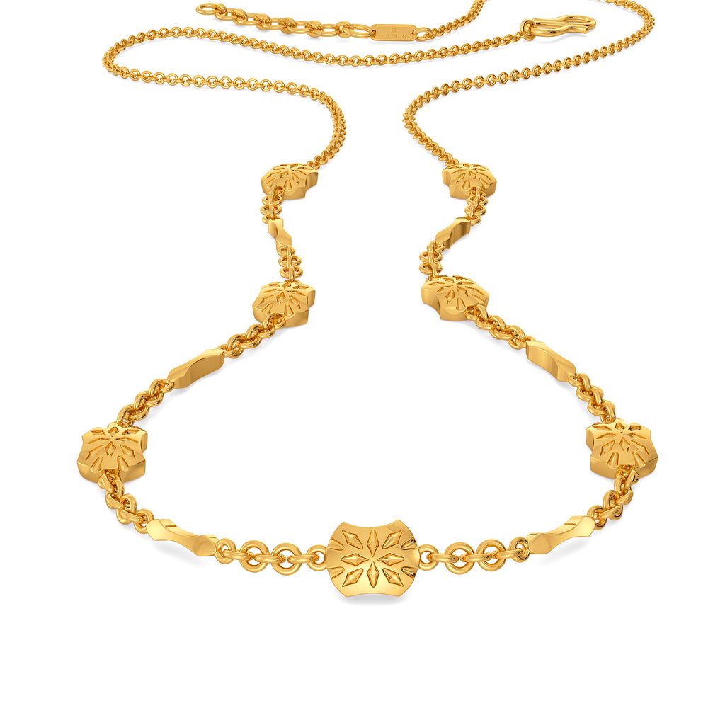 Floral Wonders Gold Necklaces