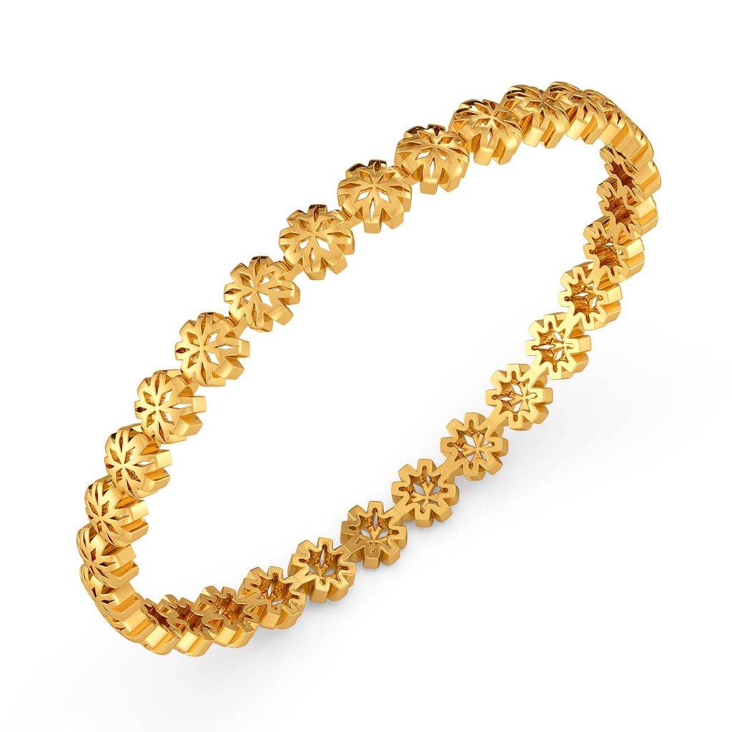 Stellar Whims Gold Bangles