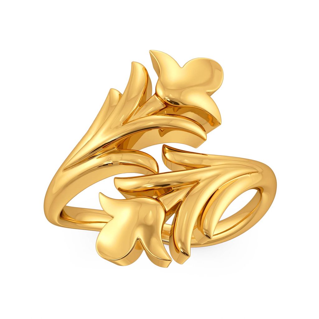 Floret Bash Gold Rings alternate view 2