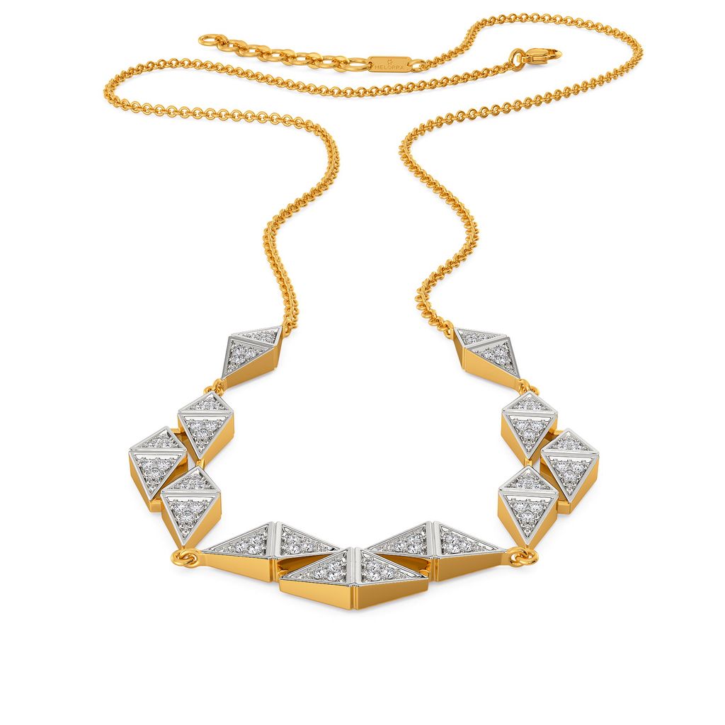 Geom Genres Diamond Necklaces