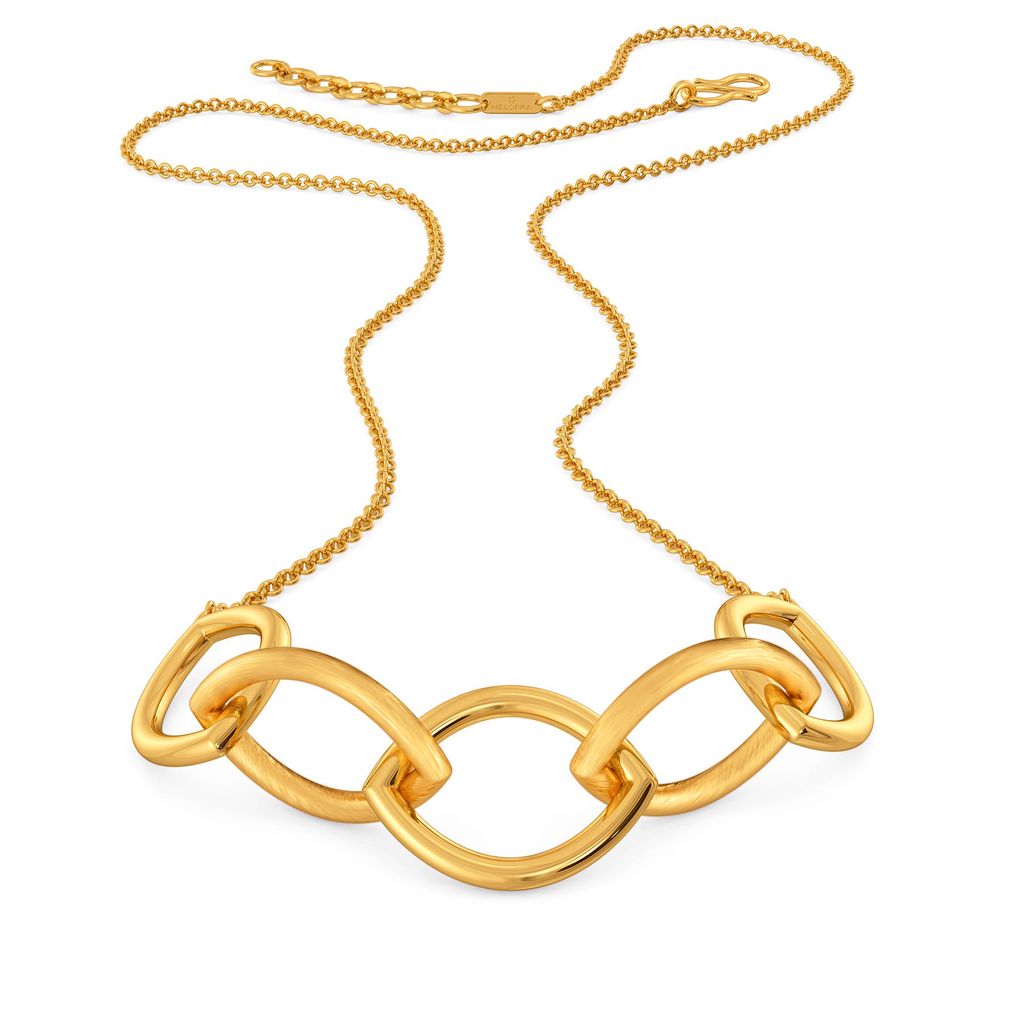Link O Mark Gold Necklaces