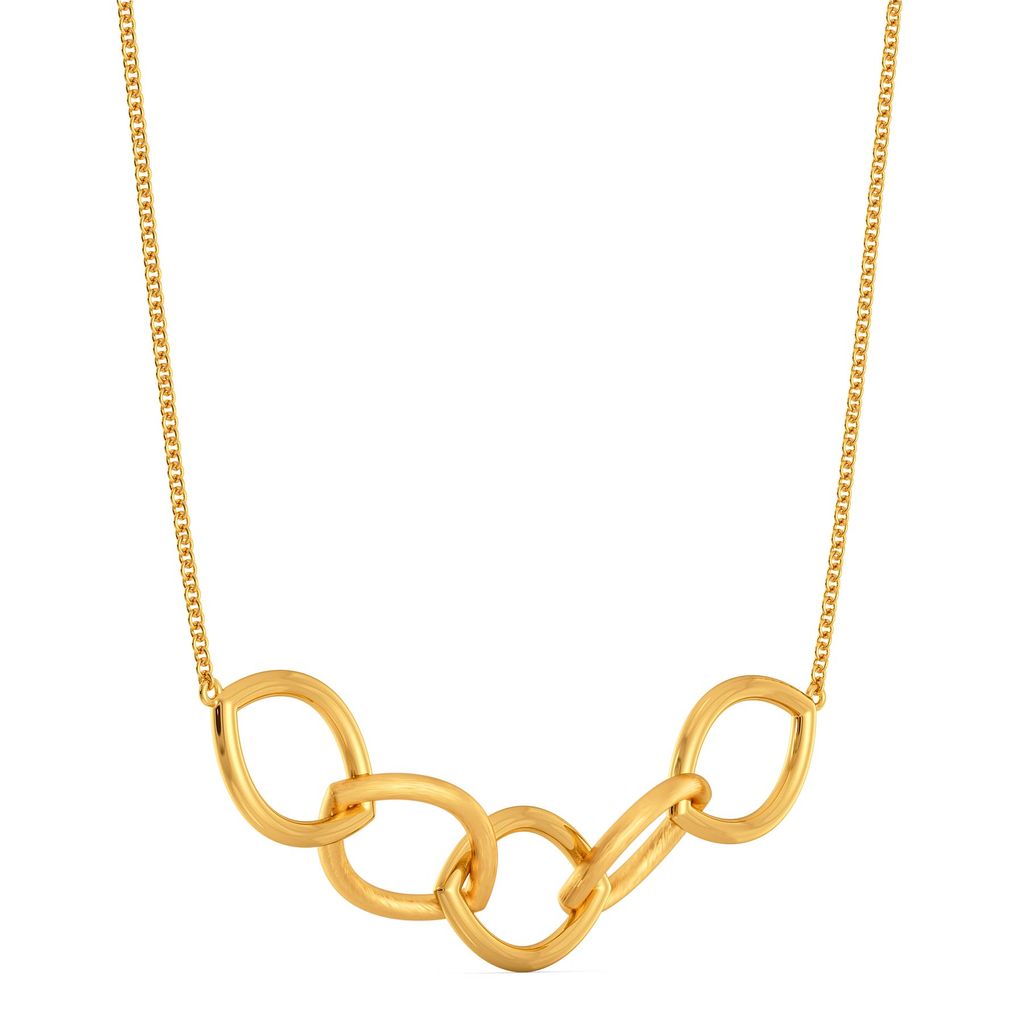 Link O Mark Gold Necklaces