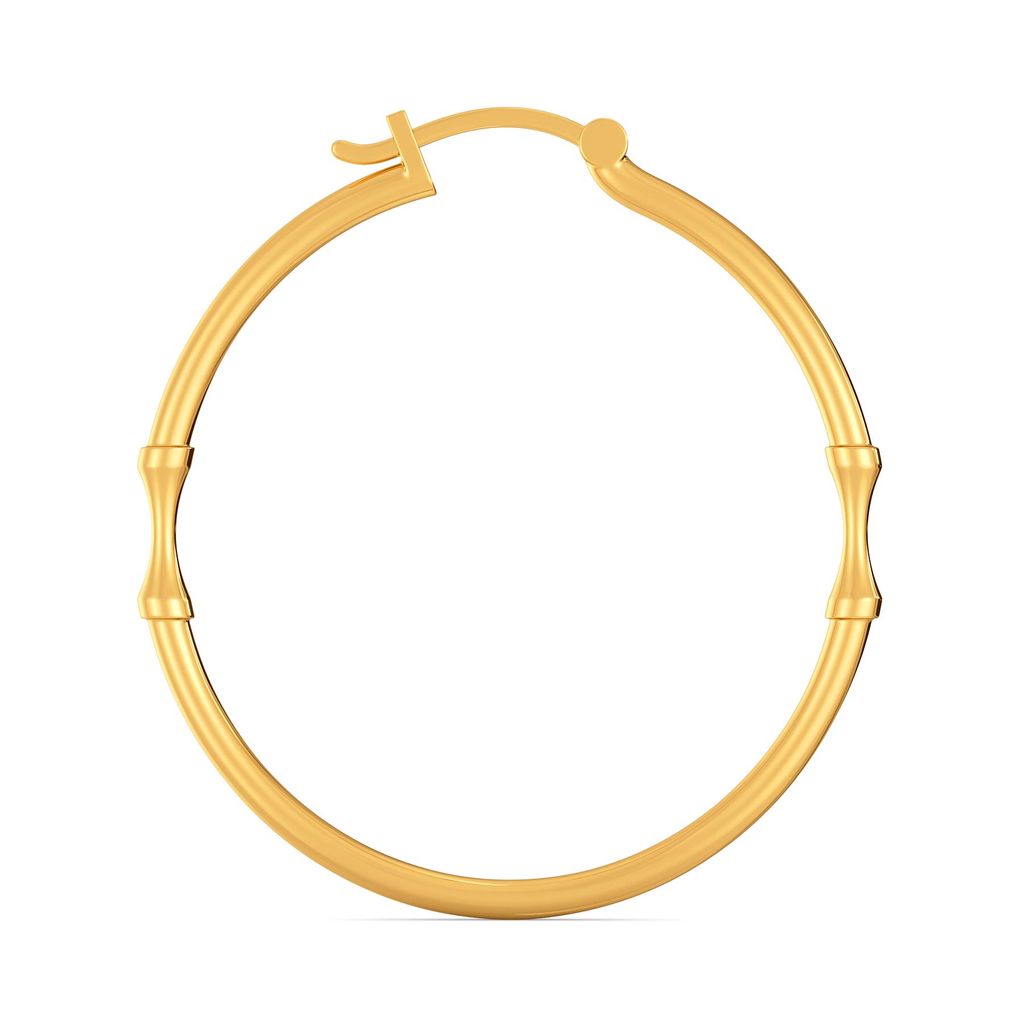 Hurray Hoop Gold Earrings