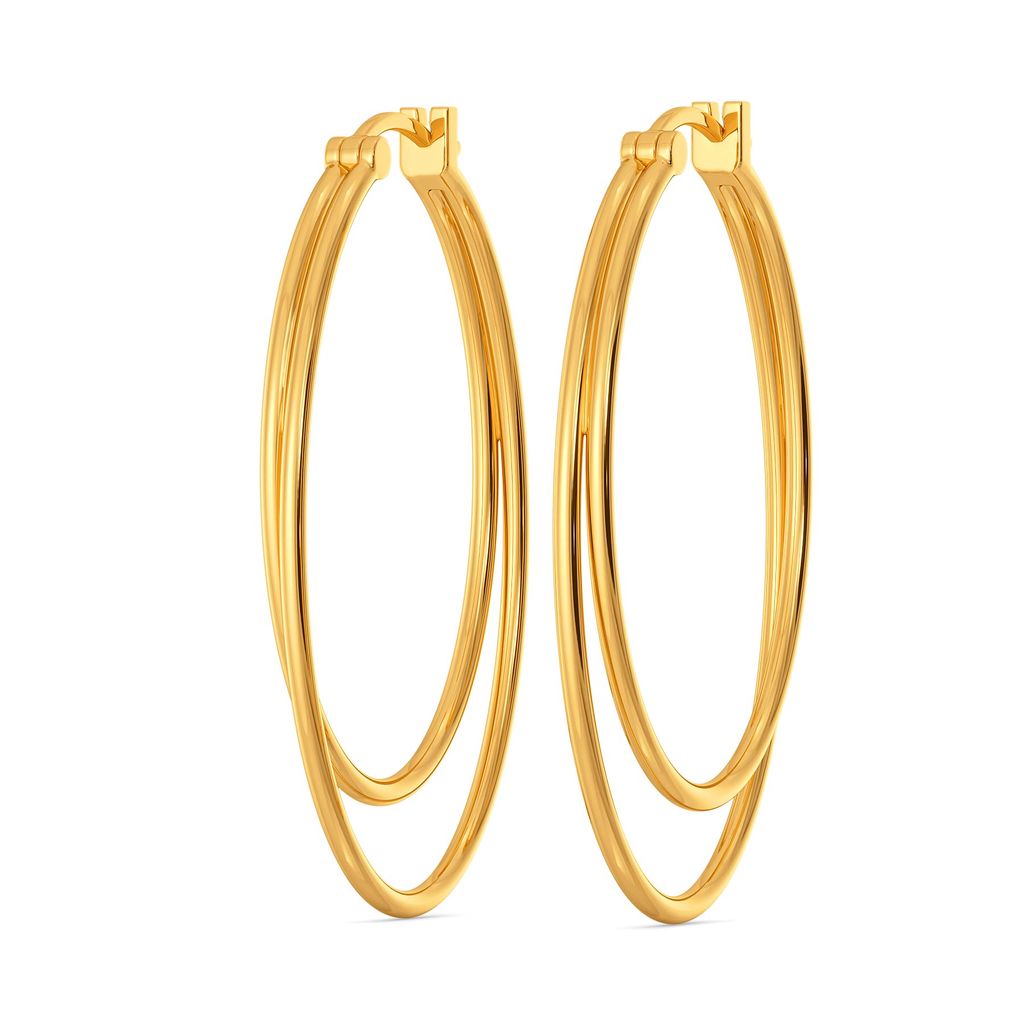 Club Nirvana Gold Earrings