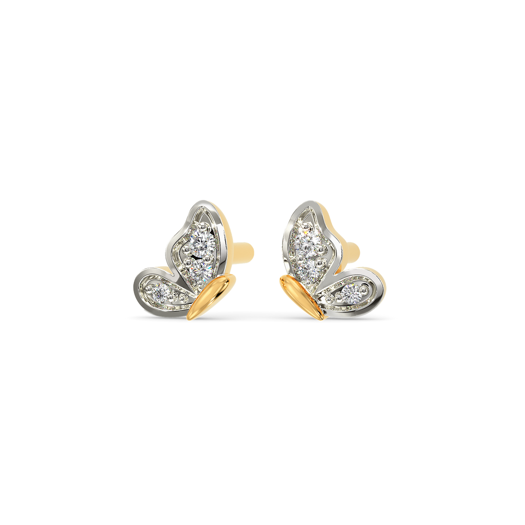 Like A Butterfly Diamond Earrings