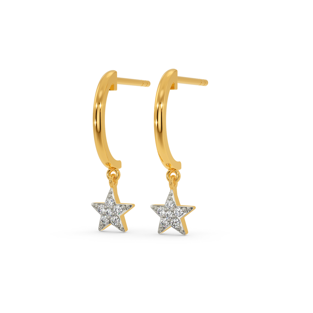 Star Envision Diamond Earrings