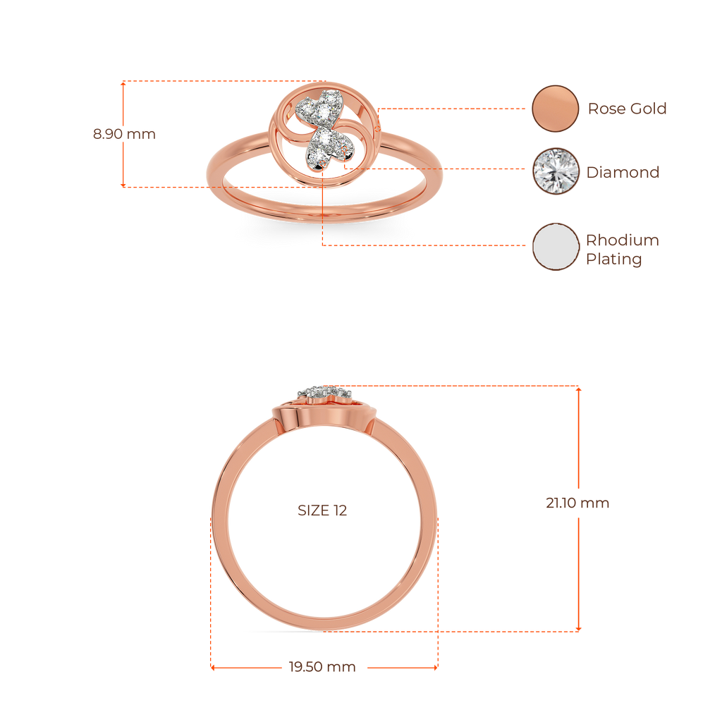 Love Orbit Diamond Rings image