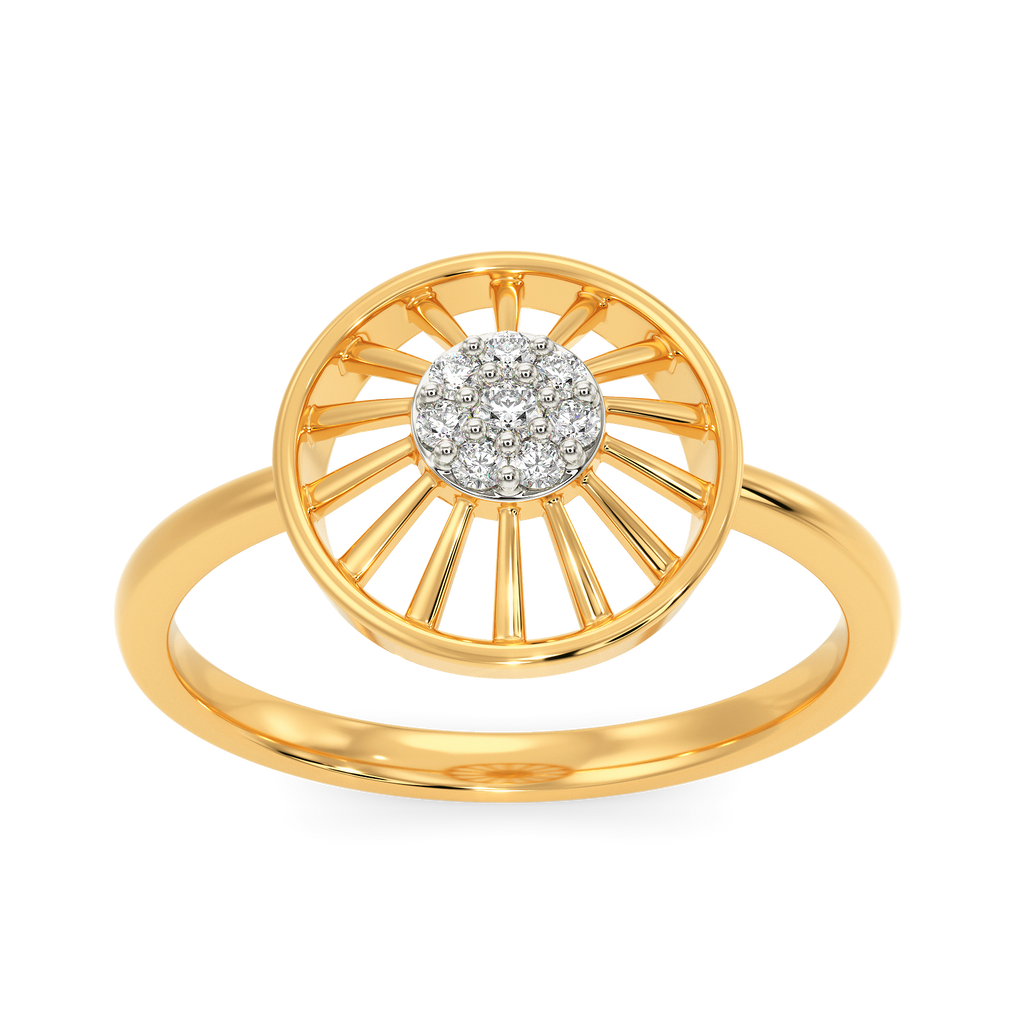 Wheel Maze Diamond Rings alternate view 3
